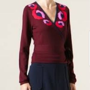 Diane Von Furstenberg wrap cardigan